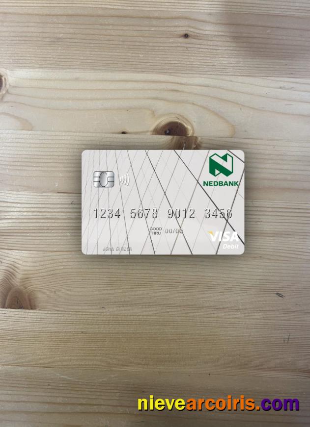 Lesotho Nedbank visa debit card photolook